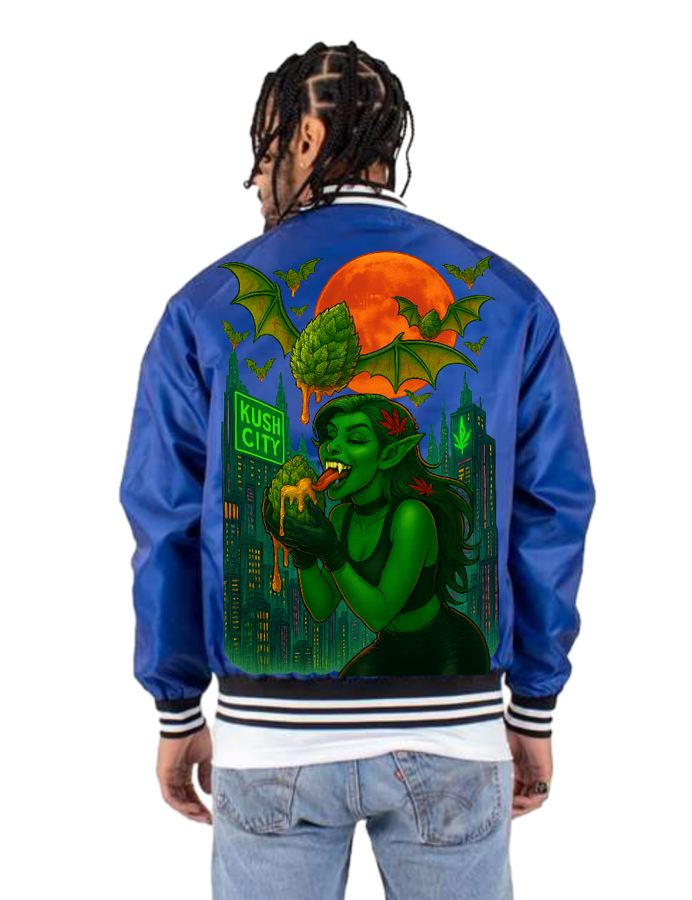 Kush City Varsity Jacket