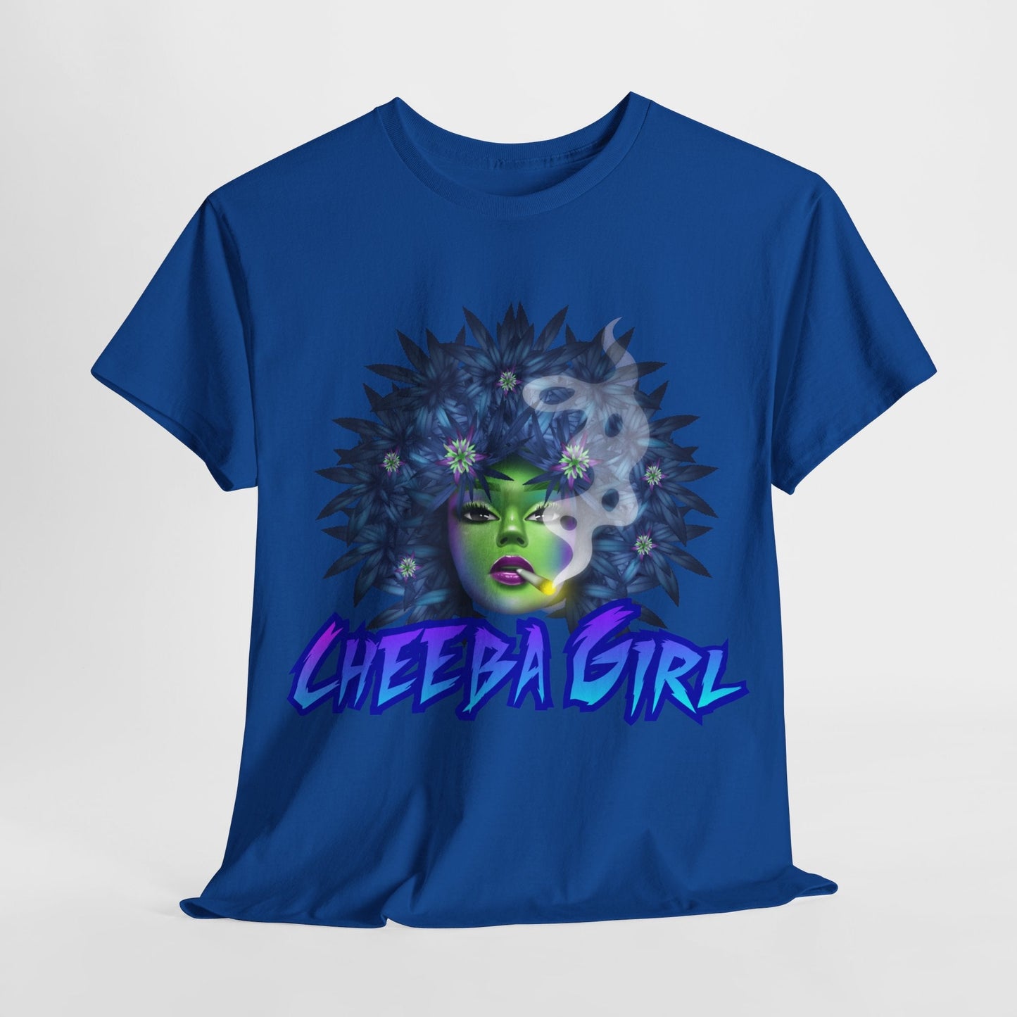 Women’s Cheeba Girl T-Shirt – Stoner Weed Graphic Tee | Cheeba Wear - Cheeba Wear