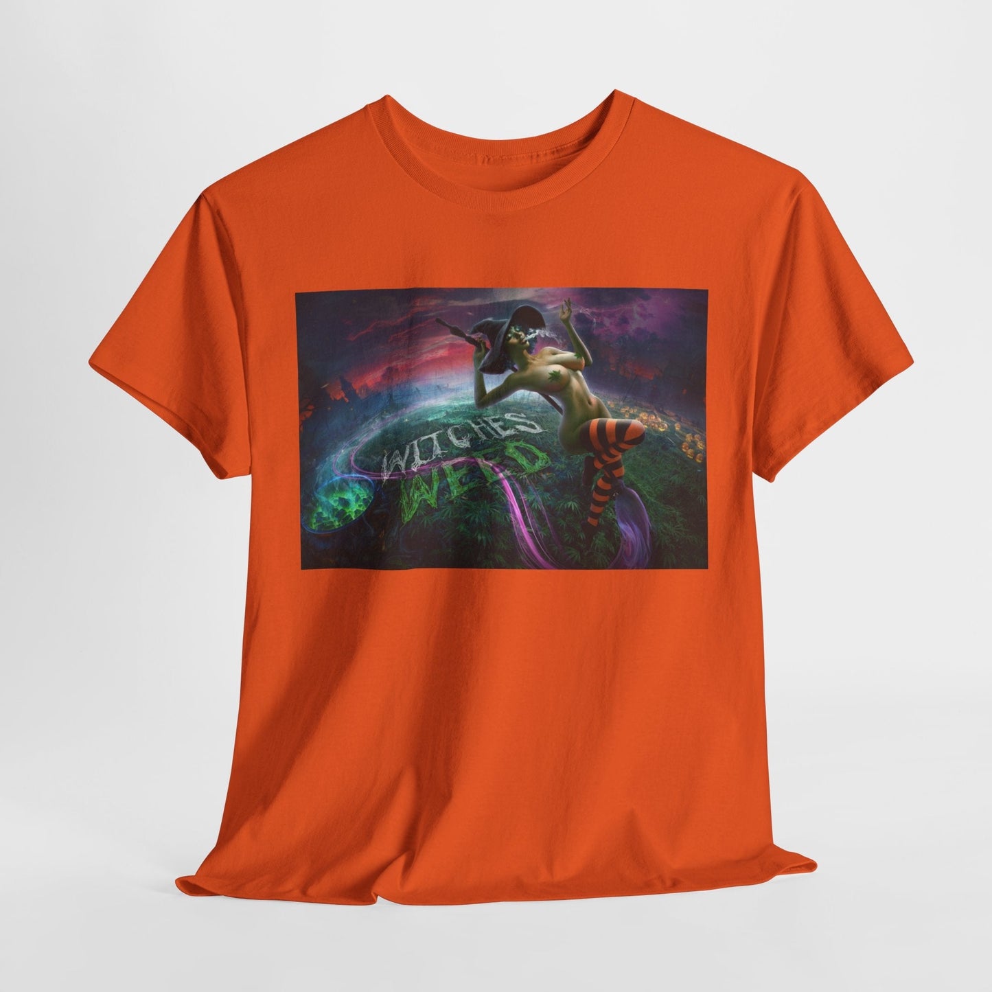 Witches Weed 420 T-Shirt β Stoner Witch Cannabis Tee | Cheeba Wear - Cheeba Wear