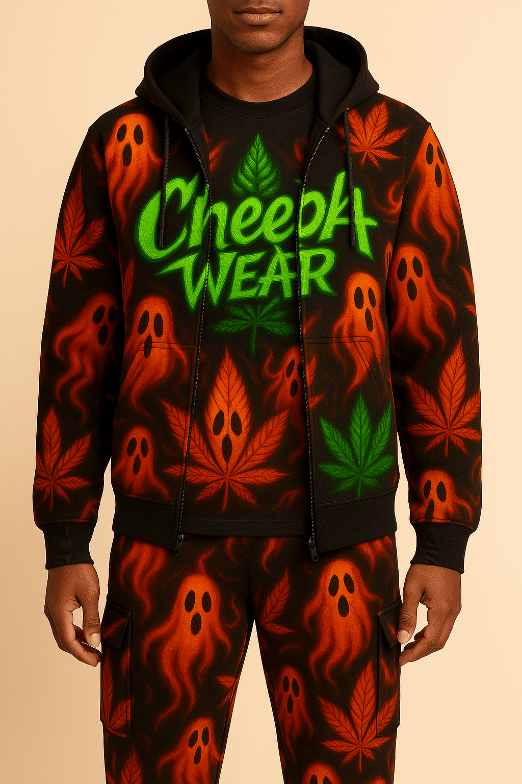 👻 Cheeba Wear Ghost Leaf Set – Limited Pre - Order Drop 👻 - Cheeba Wear