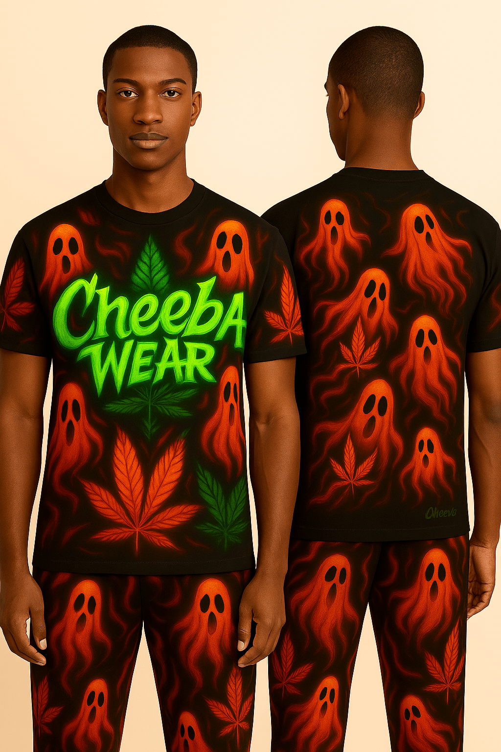 👻 Cheeba Wear Ghost Leaf Set – Limited Pre - Order Drop 👻 - Cheeba Wear