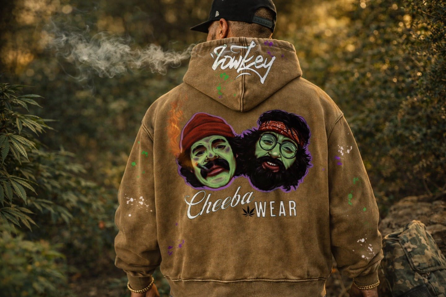 CHEEBA WEAR “100% GREEN” HOODIE