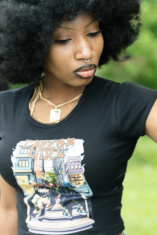 Cheeba Girls Bold Anime Crop Top – Festival Edition