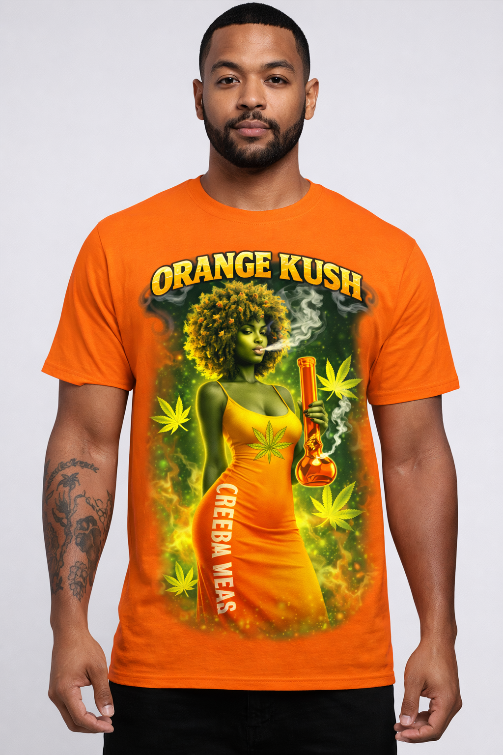 Orange Kush – Cream Wear Graphic Tee