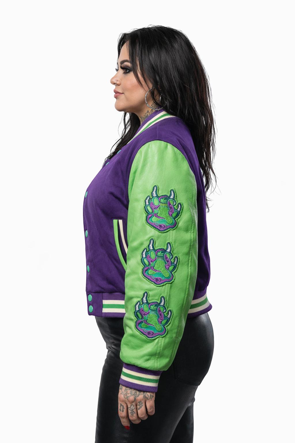 Ganja Kitty Varsity Jacket