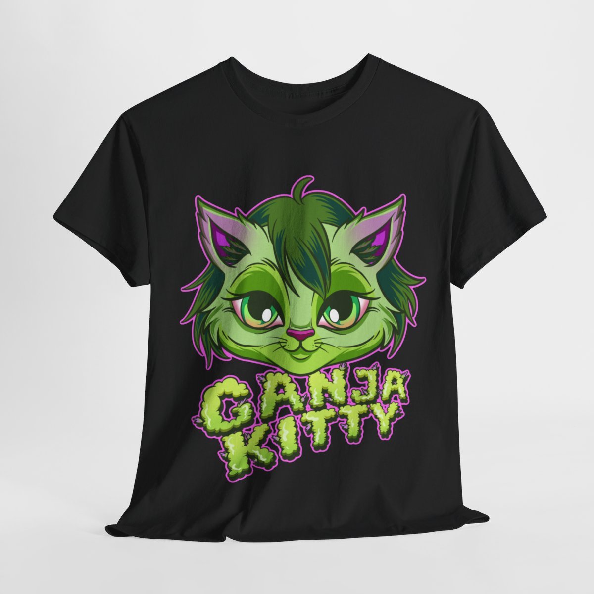 Women’s Ganja Kitty 420 T-Shirt – Cute & Sassy Stoner Tee | Cheeba Wear - Cheeba Wear