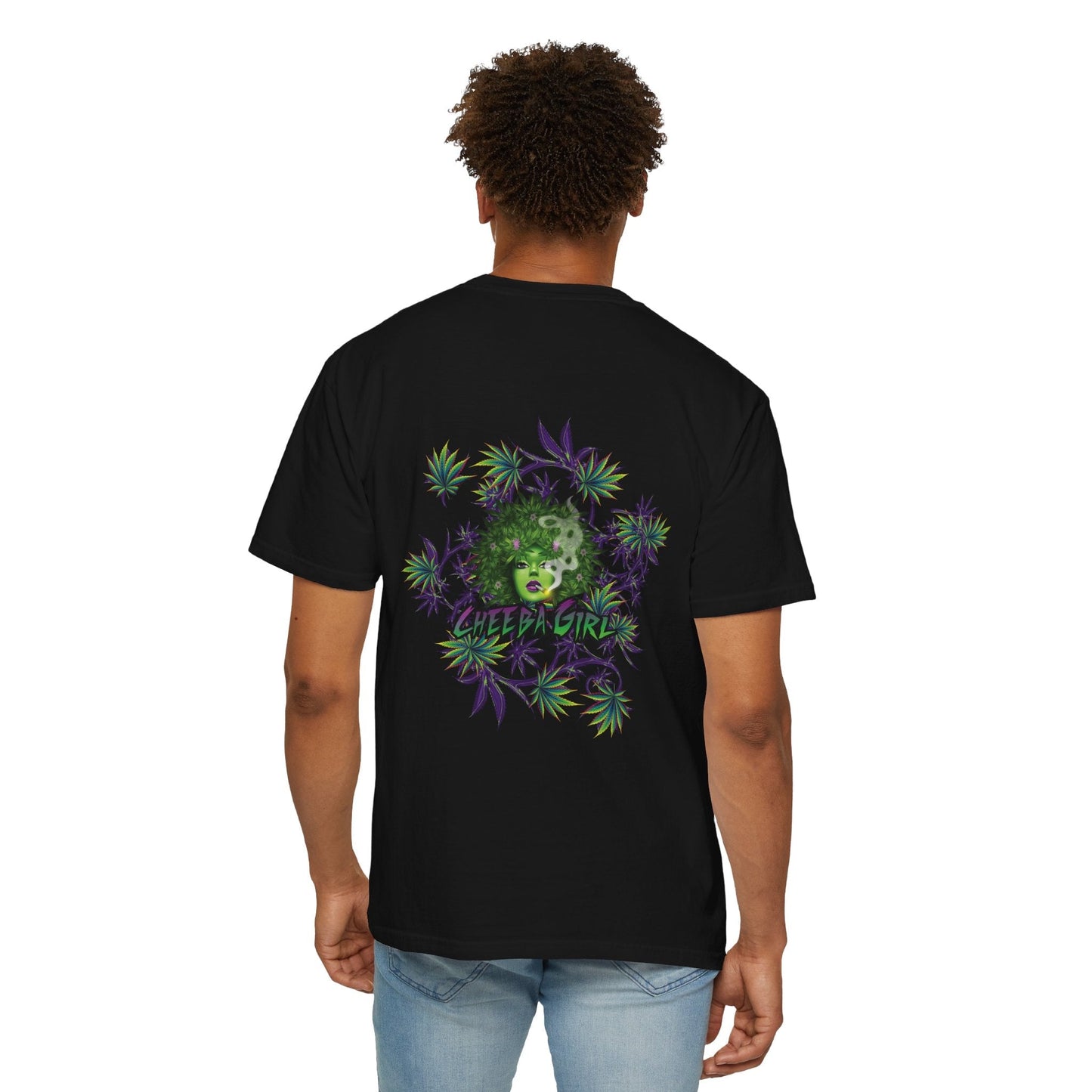 Men's Stoned Slumber Party Tee – Cheeba Girl & Ganja Kitty Edition - Cheeba Wear