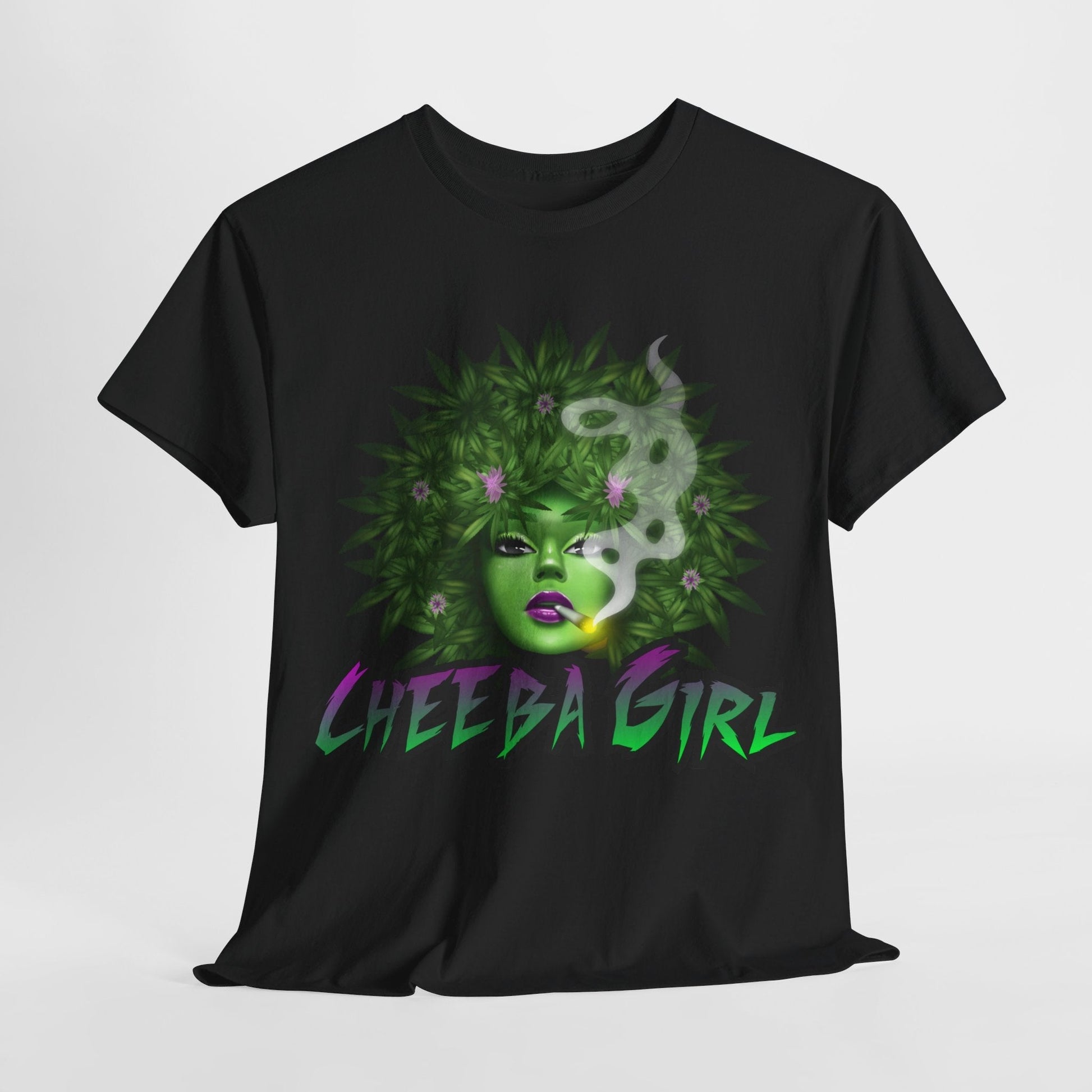 Women’s Cheeba Girl T-Shirt – Stoner Weed Graphic Tee | Cheeba Wear - Cheeba Wear
