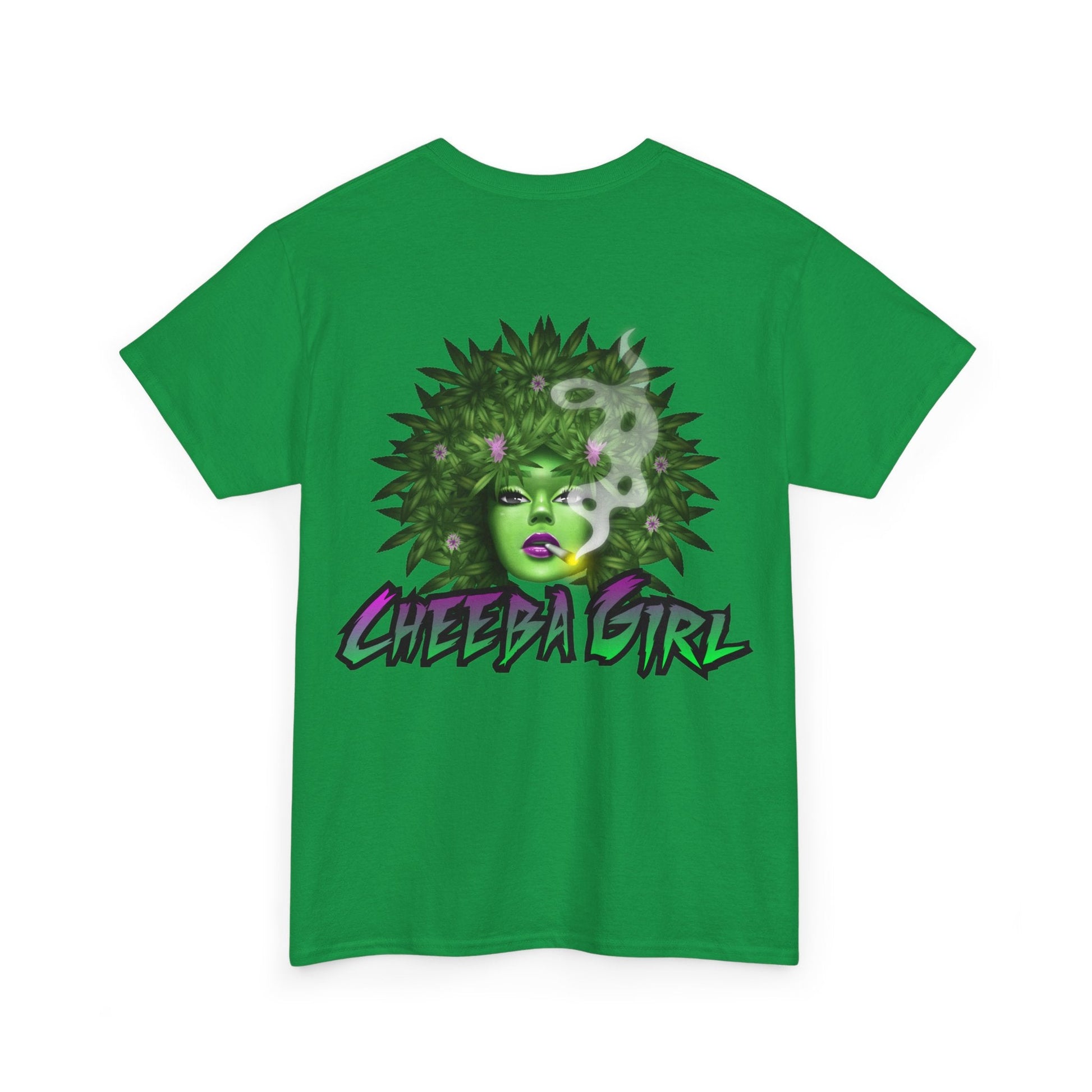 Cheeba Girl Orange Kush 420 T-Shirt – Stoner Weed Graphic Tee | Cheeba Wear - Cheeba Wear