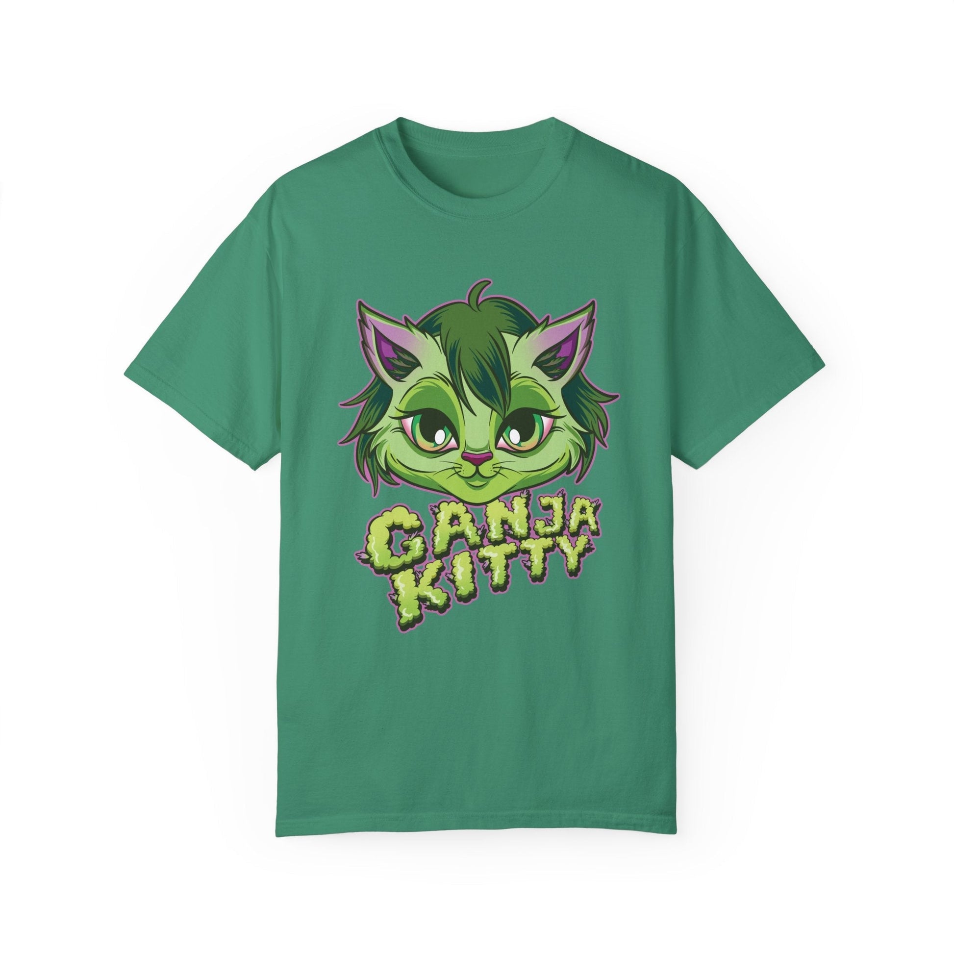 Women’s Ganja Kitty 420 T-Shirt – Cute & Sassy Stoner Tee | Cheeba Wear - Cheeba Wear