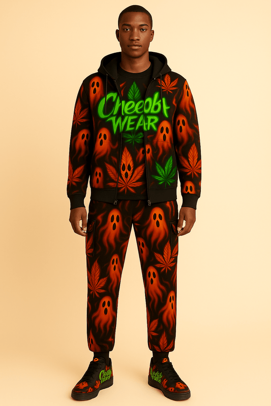 👻 Cheeba Wear Ghost Leaf Set – Limited Pre - Order Drop 👻 - Cheeba Wear