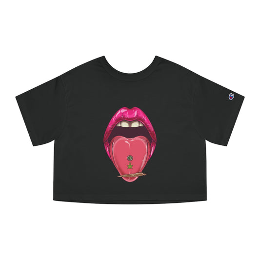 Cheeba Lips Crop Top – Bold 420 Stoner Fashion | Cheeba Wear - Cheeba Wear