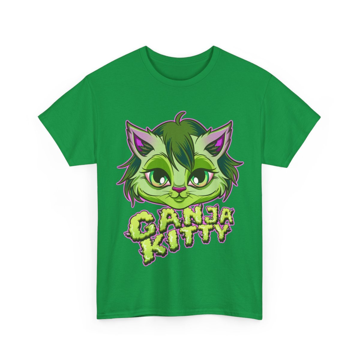 Women’s Ganja Kitty 420 T-Shirt – Cute & Sassy Stoner Tee | Cheeba Wear - Cheeba Wear