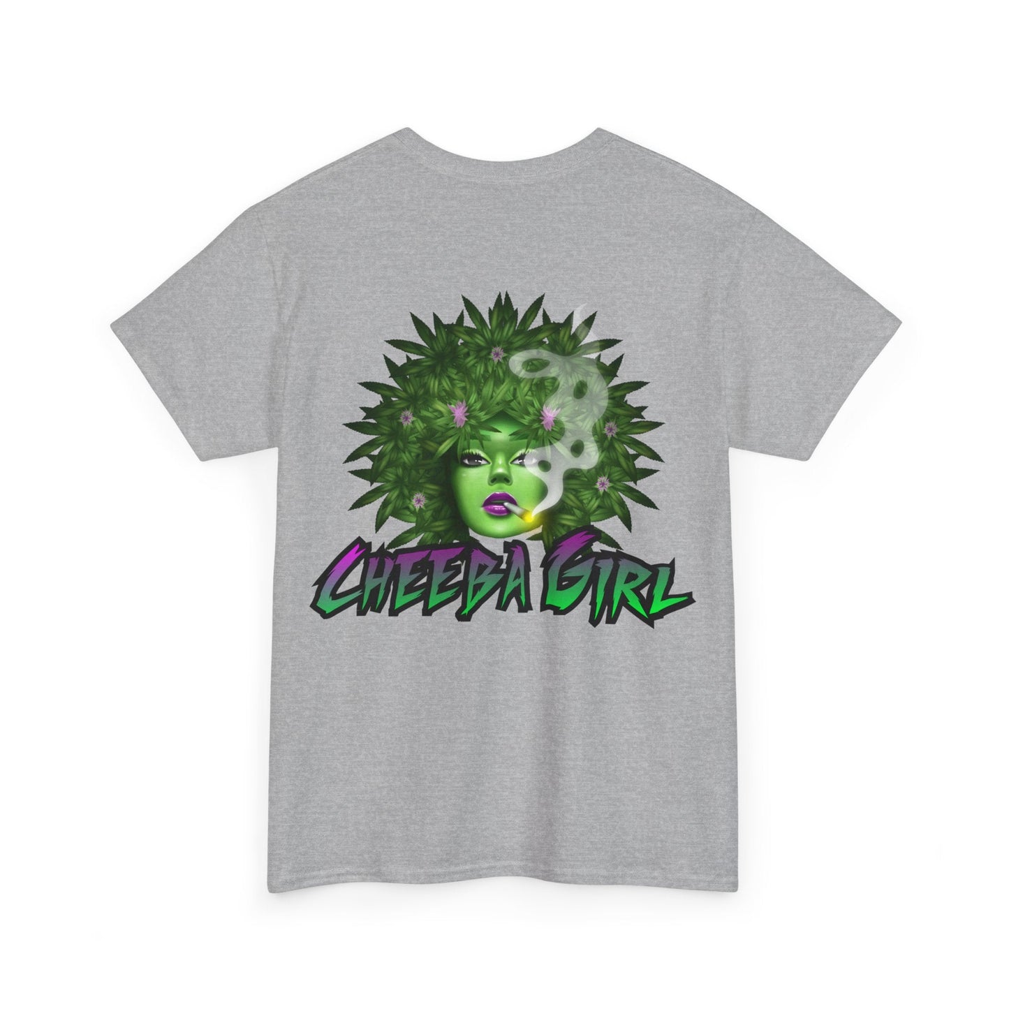 Cheeba Girl Orange Kush 420 T-Shirt – Stoner Weed Graphic Tee | Cheeba Wear - Cheeba Wear