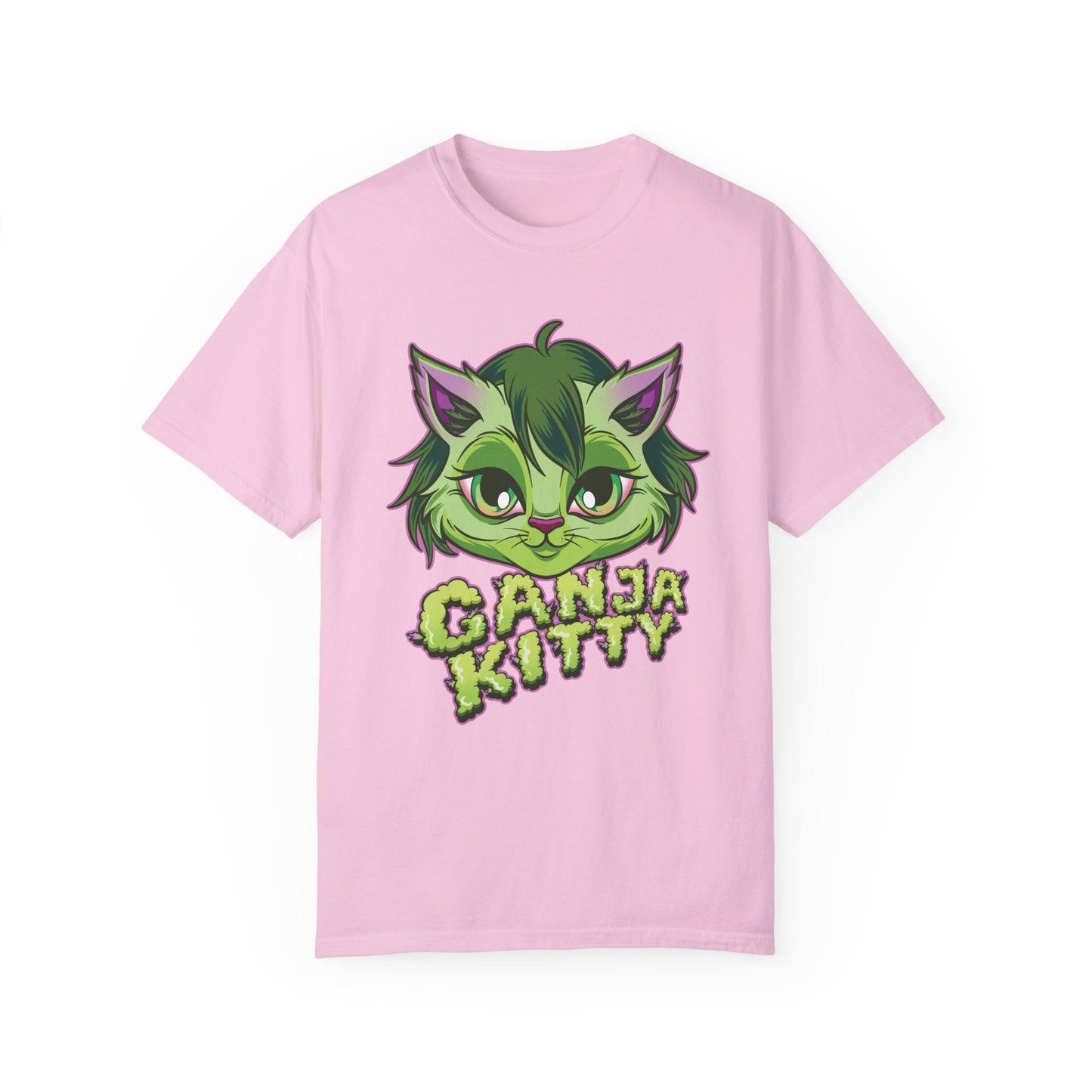 Women’s Ganja Kitty 420 T-Shirt – Cute & Sassy Stoner Tee | Cheeba Wear - Cheeba Wear
